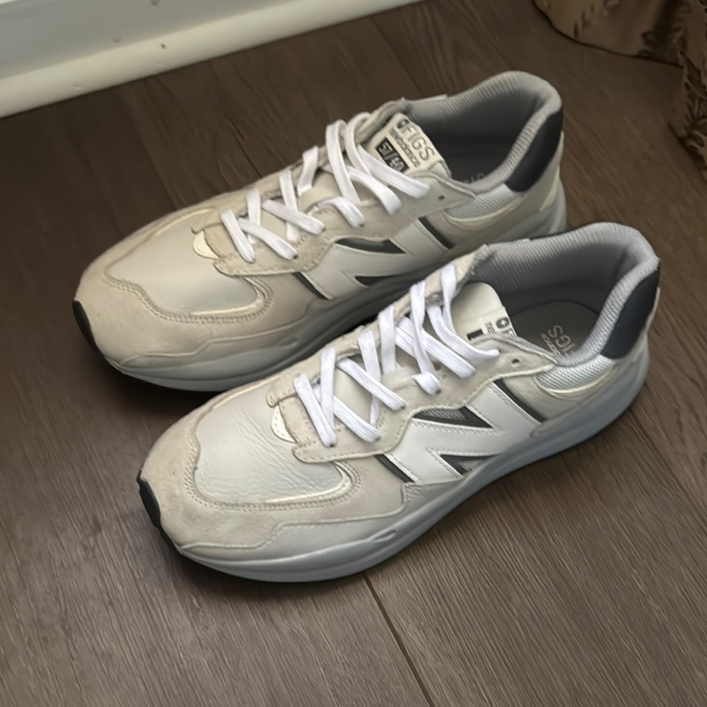 Men's White and Gray Sneakers New Balance + Figs collaboration